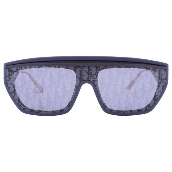 New Authentic Dior DIORCLUB M7U Blue Logo Shield Sunglasses CD40152U 91X141 CD40 - Picture 1 of 5